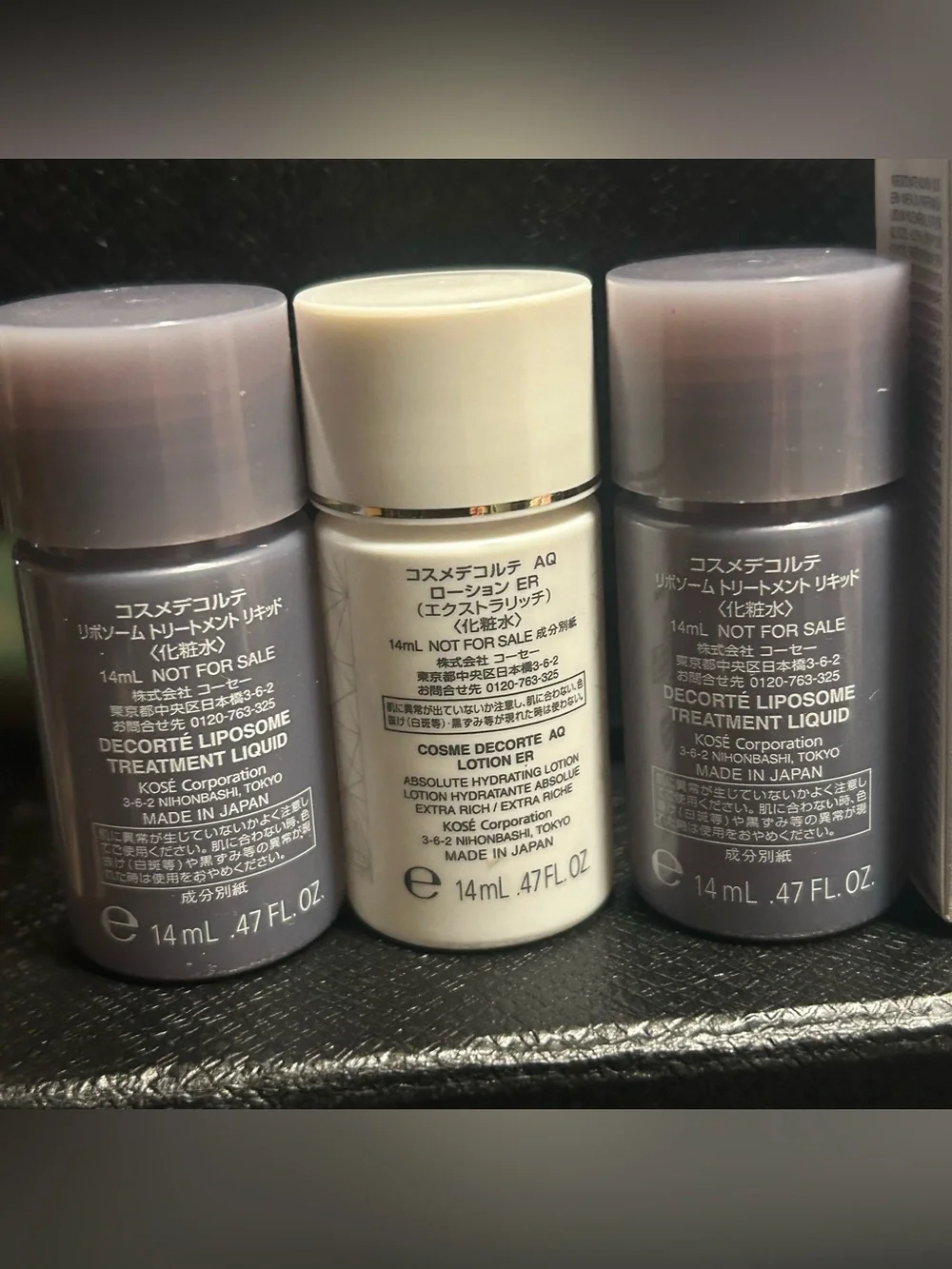 DECORTÉ AQ Absolute Brightening Emulsion + Liposome + Hydrating Lotion Set 9 Pc